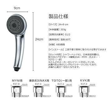 シャワーヘッド　マイクロナノバブル7階段モード 7段階モード】 シャワーヘッド 節水 洗浄力 マイクロバブル