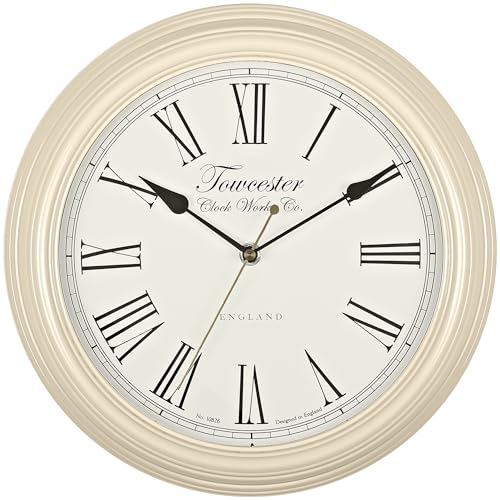 Acctim 26702 Redbourn Wall Clock, Cream