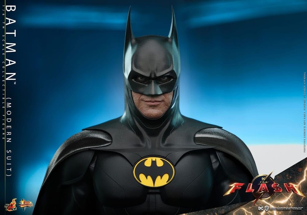 Hot Toys The Flash - Statuetta Movie Masterpiece 1/6 Batman (Modern Suit), 30 cm