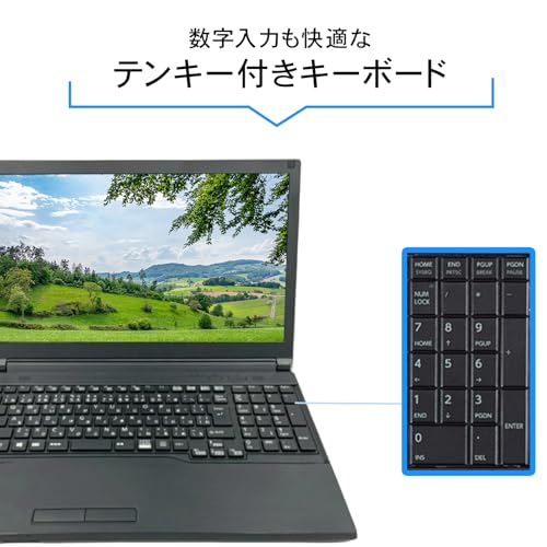 undefined 【整備済み品】ノートパソコン 富士通 LIFEBOOK A579シリーズ 第8世代 Core i5 ノートPC/メモリ16 GB/SSD 512GB/MS & Office2019/Windows11/Bluetooth/DVD/USB/WIFI/HDMI/テンキー搭載/15.6インチ/マウス付属/初期設定不要/初心者向け (第8世代 Core i5/メモリ16GB/SSD512GB) の商品画像 1