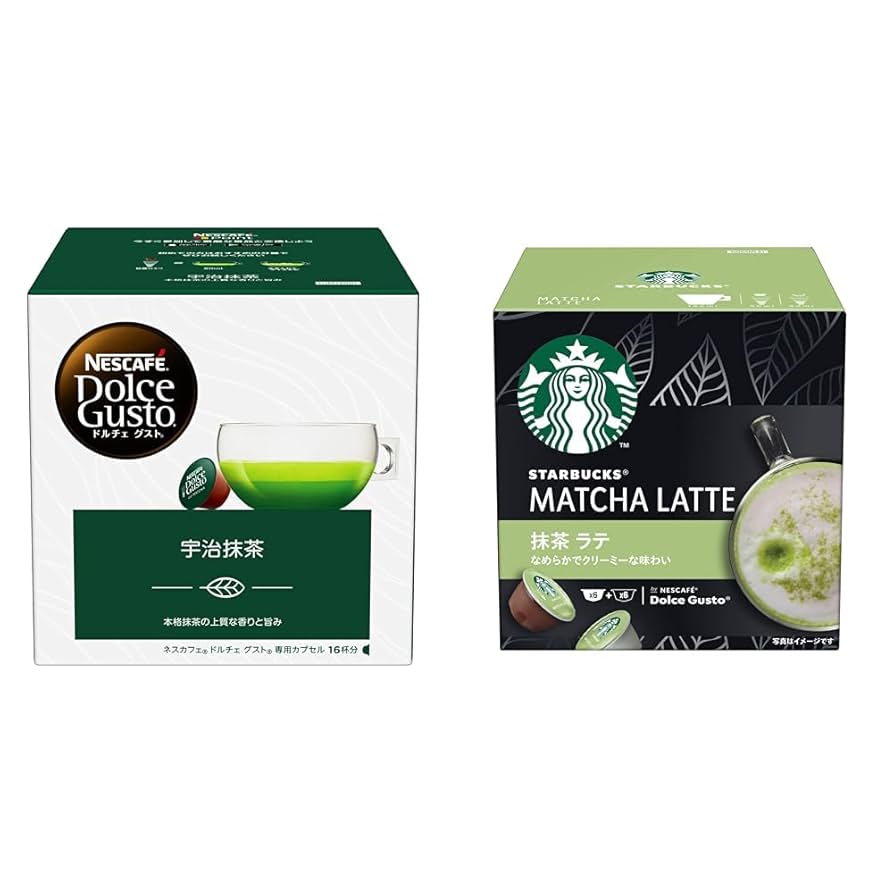 抹茶ラテ6杯分×6箱 ネスカフェ ドルチェ グスト 専用カプセル スターバックス Amazon.co.jp: スターバックス 抹茶ラテ ネスカフェ ドルチェ