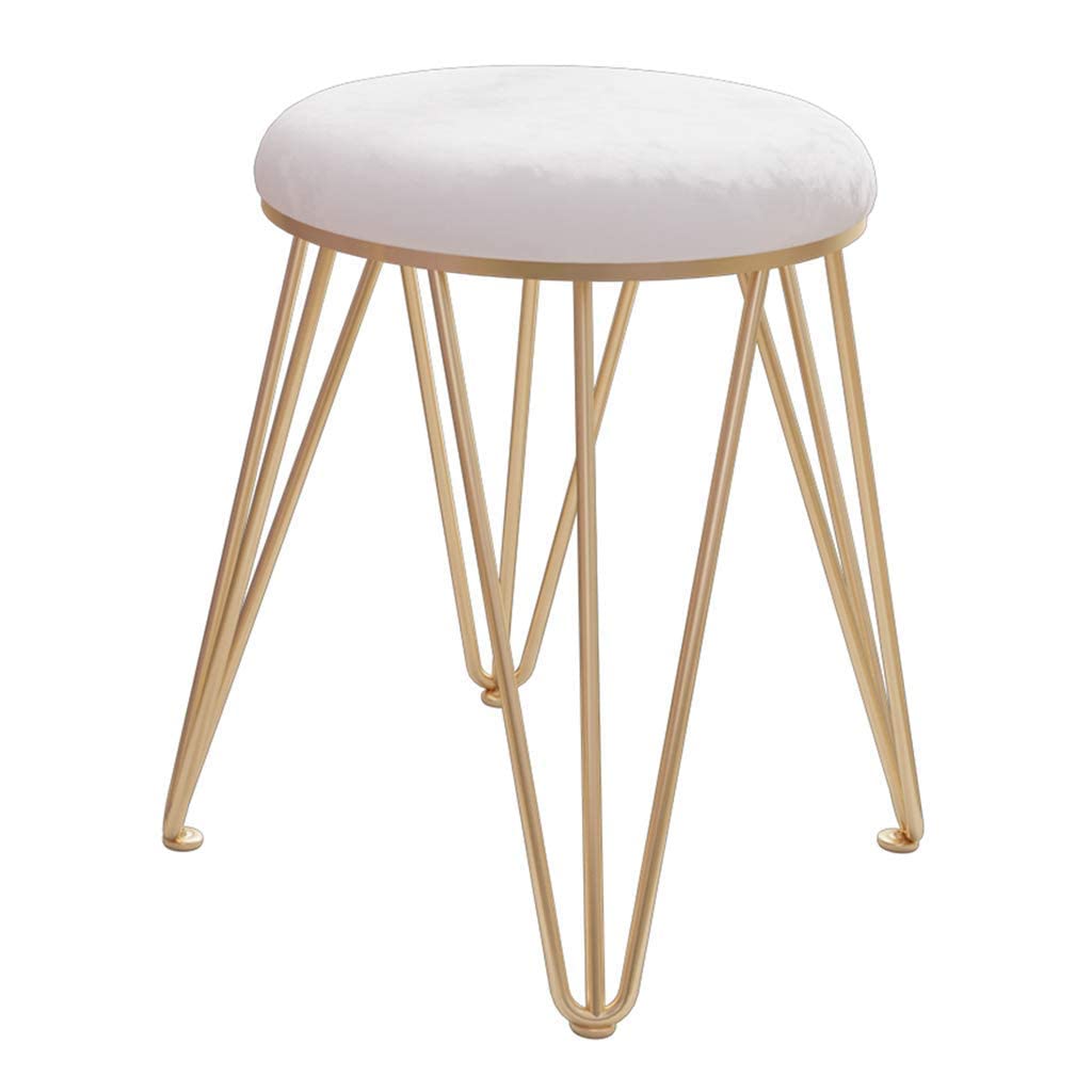 Tabouret de coiffeuse stable en fer forgé fini les sièges bancals pour maquillage