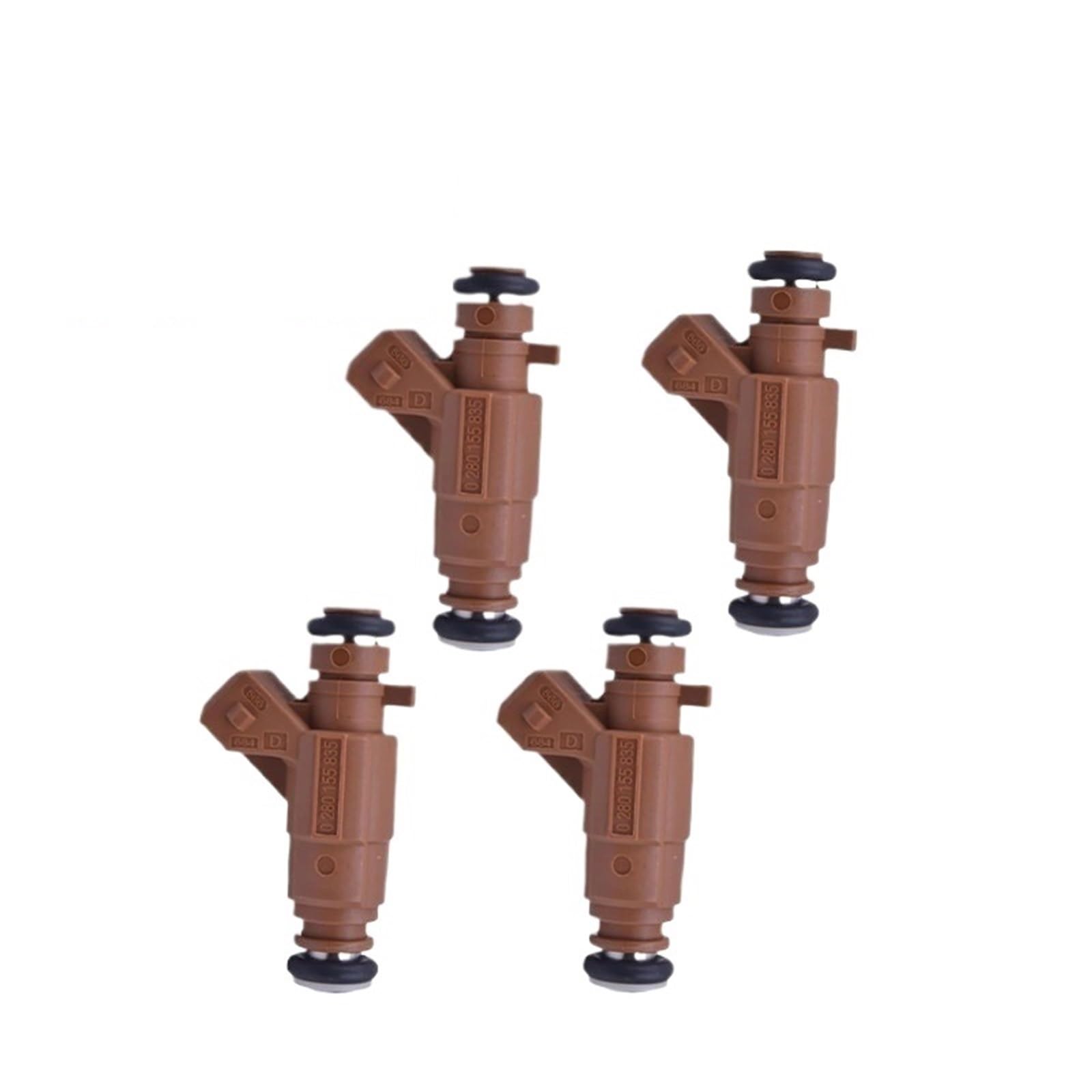 Yunxnxep 4Pcs Injector Fit For Volkswagen Kombi 1.6L 1997-2005 Fuel Injector 0280155835 Engine Fuel Injectors Replacement