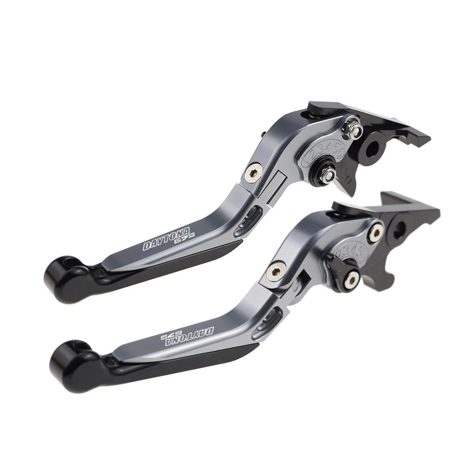 Jghfdws 60 Motorcycle Brake Clutch Lever Set For Daytona675 Motorcycle Folding Extendable Brake Clutch Levers(60)