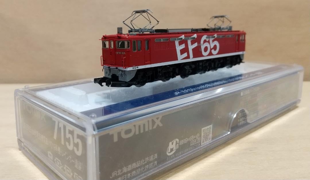 TOMIX 7155 TOMIX 7155 N Gauge JR EF65 1000 Model No. 1019 Rainbow Paint