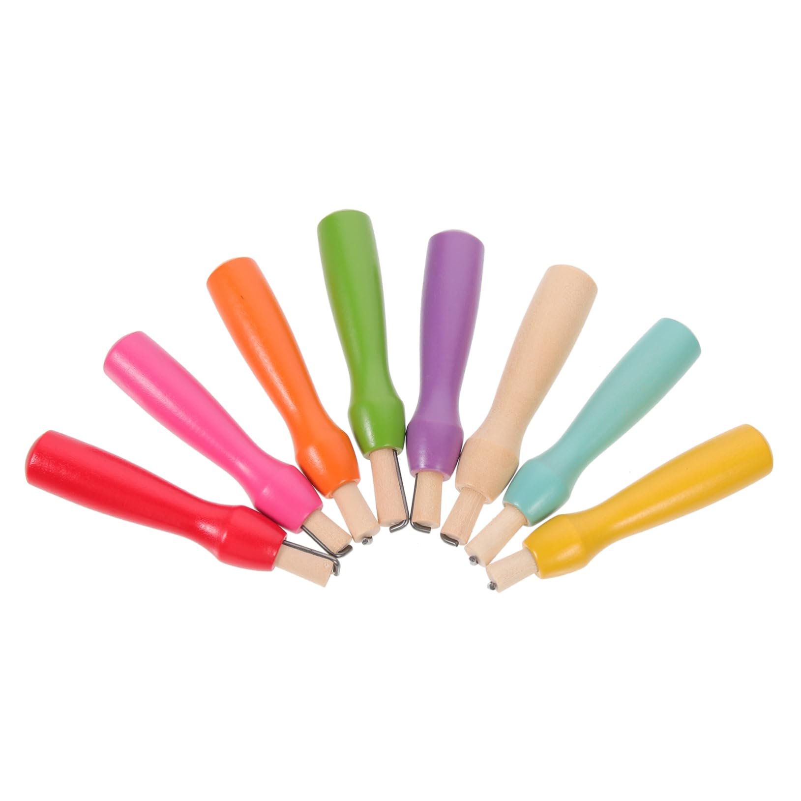 ARTIBETTER Wooden Felting Needles 8 Pcs Needle Felting Tools Yarn for Beginners Skilled