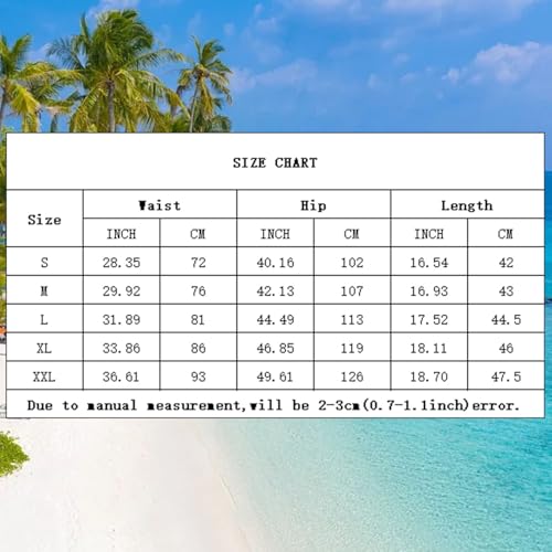 Hawaiian Shorts for Men | Elastic Waist Drawstring Beach Swim Trunks | Lightweight Quick Dry Shorts Vacation4