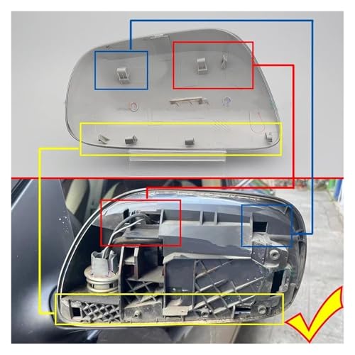 Coque rétroviseur marron Corolla capot protection droit 2007 - 6