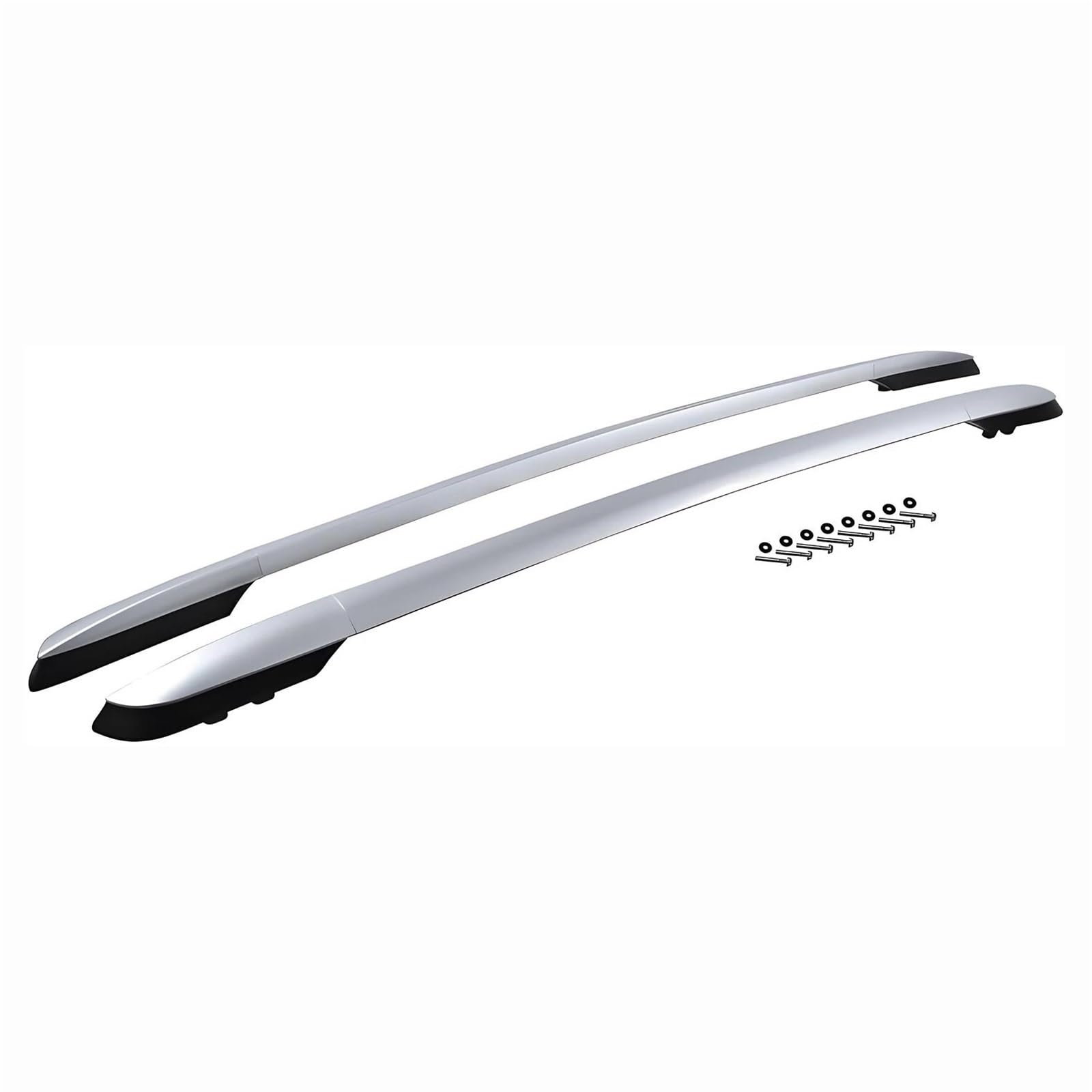 Genérico Portaequipajes Techo para Coche Barra Superior Aleación Aluminio Color Plateado para RAV4 XA40 2013 2014 2015 2016 2017