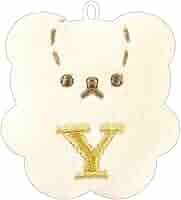 Amazon.co.jp: クラックス おなかに イニシャル キーホルダー/Y