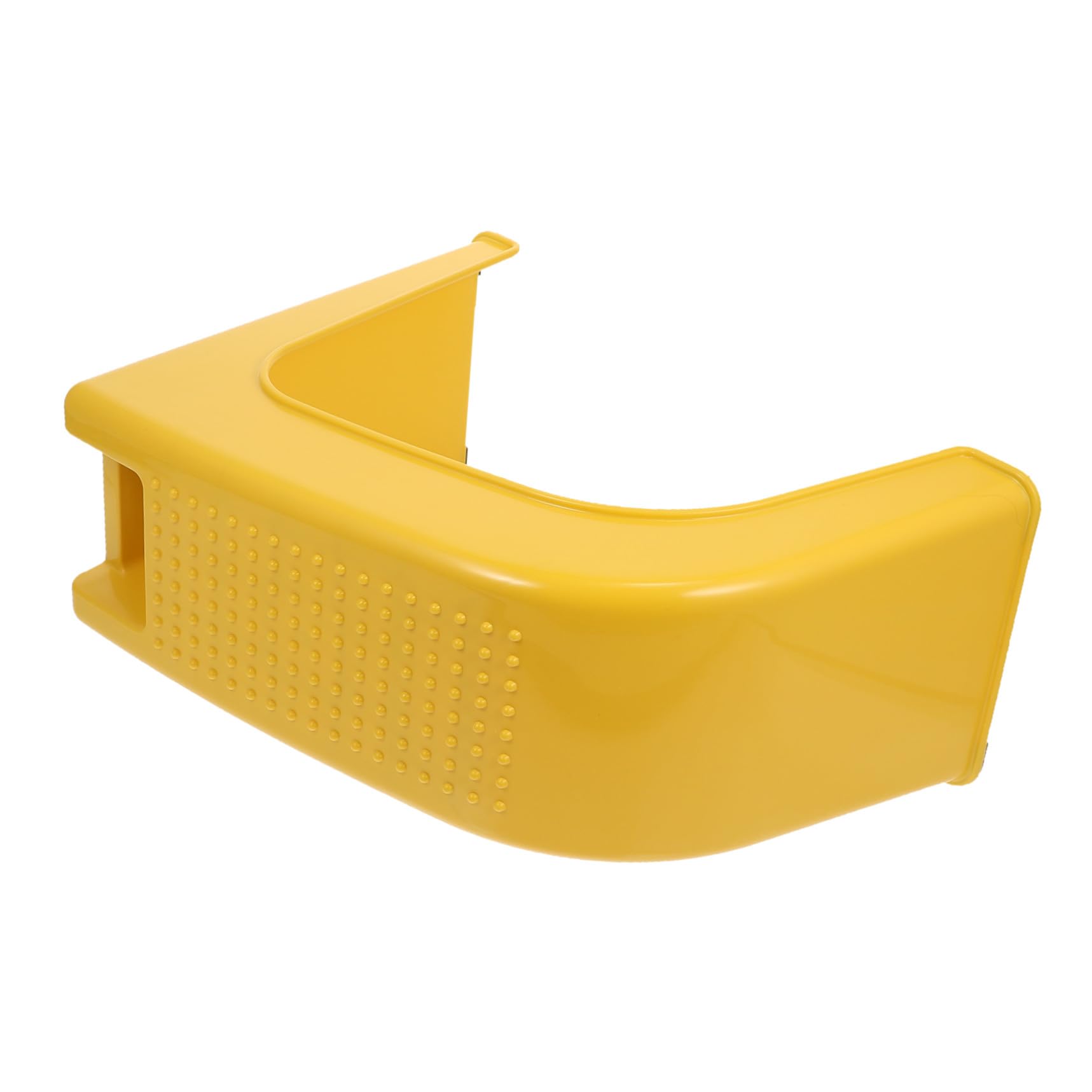 BESTYASH Sgabello Supporto Compatto in Plastica Gialla per Pedicure | Uso per Salone e Casa, Portata Stabile Base Antiscivolo, Comfort Durante la Cura del Piede