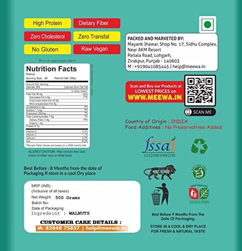 Image of ENGLISH NUTS-THE DRY FRUITS HOUSE ENVELOPE DRYFRUITS 1 KG PREMIUM QUARTER KERNEL AKHROT WALNUT GIRI VACCUM PACK