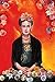 Poster Frida Kahlo (Painting) Printed on Paper 24x36in Meditation with Flowers - ships from the US