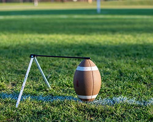 Hvm - Kickoff! Football Holder, Premium Football Kicking Tee For Field Goal Place Holder, Extra Point Kicking Tee, Football Tee For Any Size Football, Black And White #TOP4