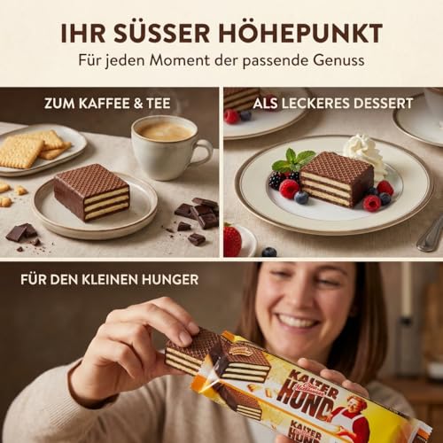 Vadossi Oma Hartmanns Kalter Hund – Klassiker aus Keks & feiner Schokolade 175 g – traditionelles Dessert & süße Nostalgie – perfekt zum Kaffee, als Geschenk oder für Kinder