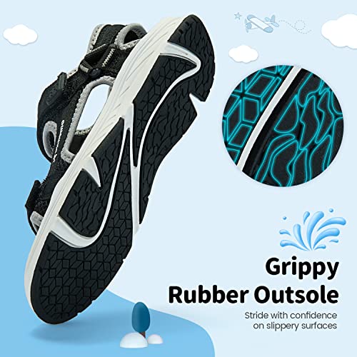 Kids Sandals Boys Girls Athletic Sports Summer Sandals Unisex Open Toe Water Shoes for Beach Hiking Outdoors (Little Kids/Big Kids)4