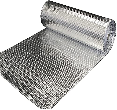 WXFCAS Funda de radiador de ahorro de energía Película de lámina de aislamiento, rollo de aislamiento térmico Radiador Reflector Rollo de...