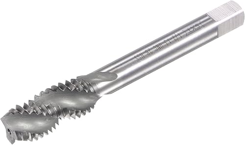 uxcell Grifos de flauta espiral, 1/2-13 UNC 2B Acero de alta velocidad (HSS) sin recubrimiento de la máquina de fresado de roscas roscado de rosca