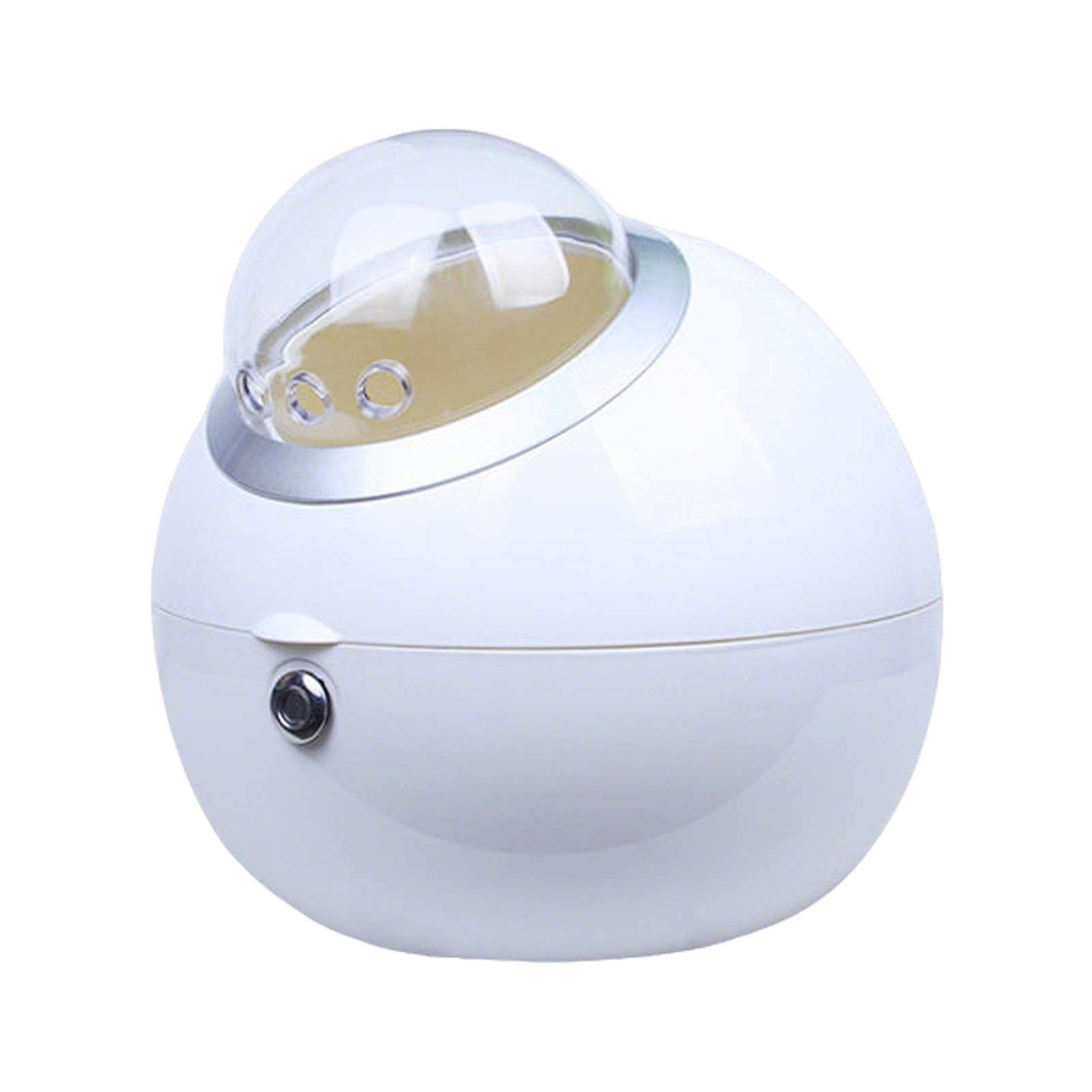 Trasportino Cane Moto Rigido Impermeabile Antiurto Porta Cane Moto Struttura Capsula Trasparente per Piccoli Cuccioli Gatti Gite In Moto All'aperto(White)