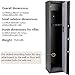 Bonnlo Electronic Gun Safe Large Firearm Rifle Storage Cabinet Quick Access 5 Gun Rifle Safe Cabinet with Small Lock Box for Handguns Ammo┃Upgraded Package Box