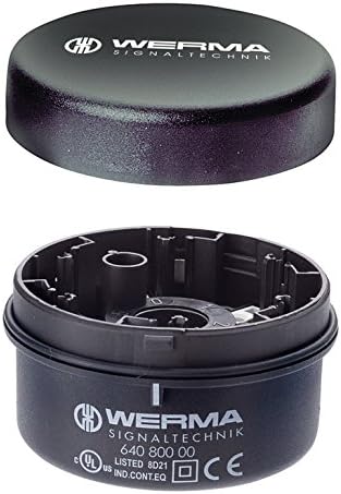 WERMA 64081000 Connection Element Cage Clamp RM, Black