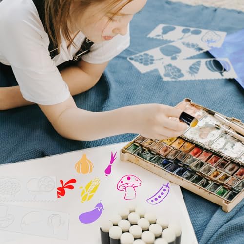 Esponjas de dedo para estampar dibujar tinta y fabricar tarjetas 6