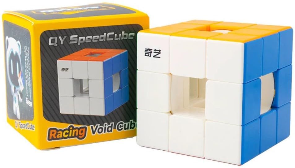 D ETERNAL 3x3x3 Void Hole Centerless Hollow Design Magic Speedy Brainstorming Puzzle Cube Game Toy-image-46