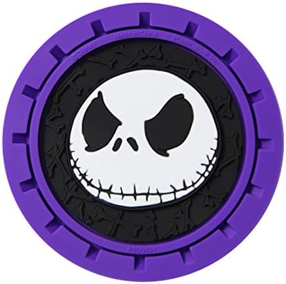 Plasticolor 000674R01 Disney Nightmare Before Christmas Bones Auto Car Truck SUV Cup Holder Coaster 2-Pack image 3