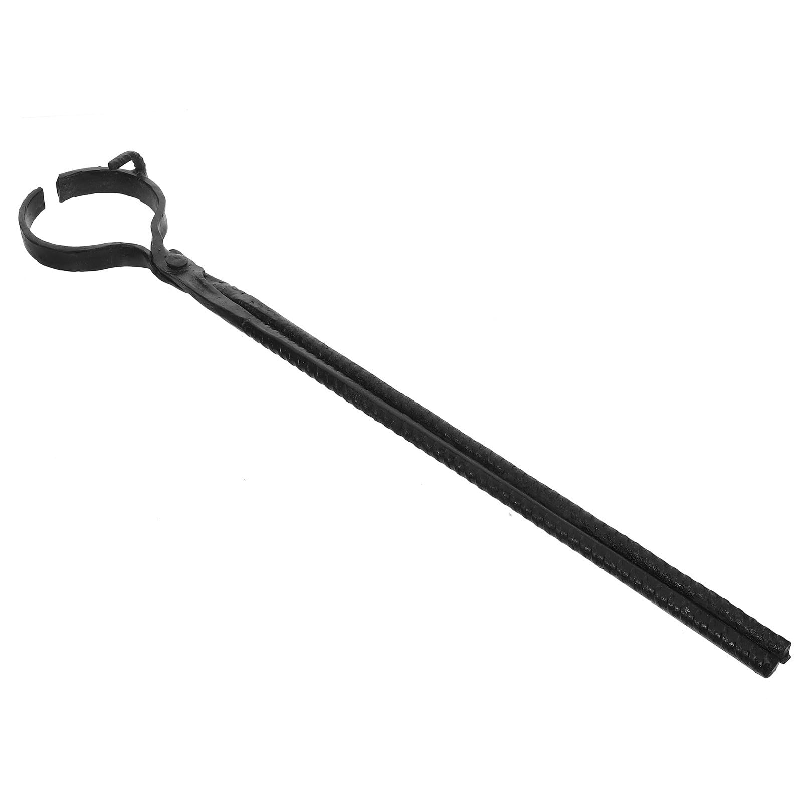VILLCASE Pinza per Fusione di Gioielli in Acciaio al Carbonio Nero Resistente al Calore per Argento e Rame, per Ambienti Professionali e Piccoli Laboratori