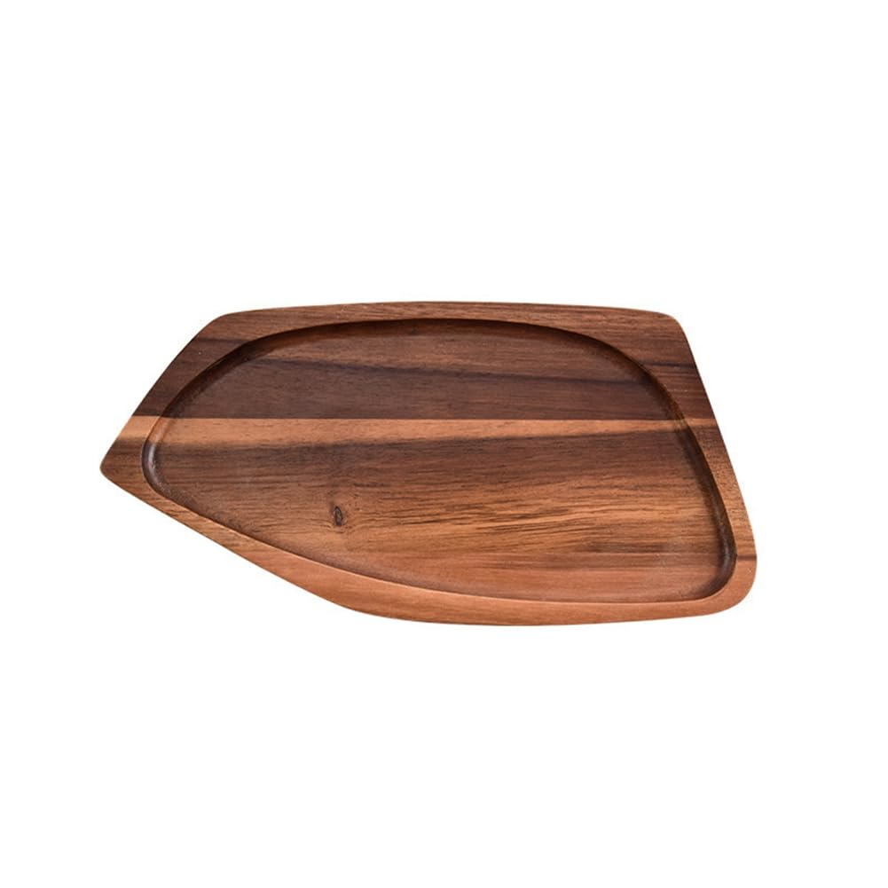 CTRLZS Wooden Plates Wooden Trays Tea Trays Wooden Dinner Trays Trays Dessert Trays Bread, Nuts and Fruit Trays S