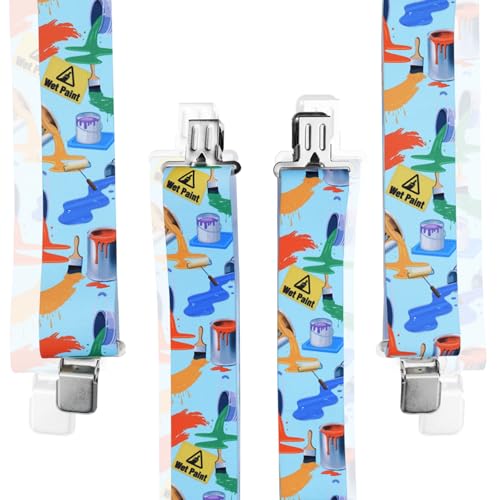 Image of MELOTOUGH Men's Suspenders w /Clip Heavy Duty suspenders for men Big and Tall Work suspenders for Jeans