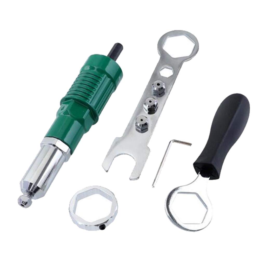 Electric Rivet Nut Gun Adapter Rivet Drill Attachment Power Drill Tools