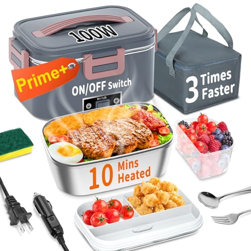 IFENROL Electric Lunch Box for Adults, 1.8L 100W Heating Lunch Box for Men - image 1