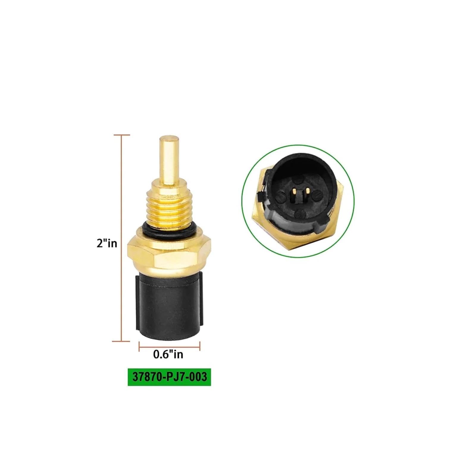 2 szt. Czujnik temperatury płynu chłodzącego i przełącznik 37760-P00-003 37870-PJ7-003 dla Honda CR-V dla Civic Acura dla Isuzu dla USA 1992-2006