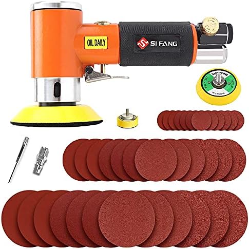 Autolock Mini Air Sander, 1/2/3 Inch Random Orbital Air Sander, 16000 - View #9