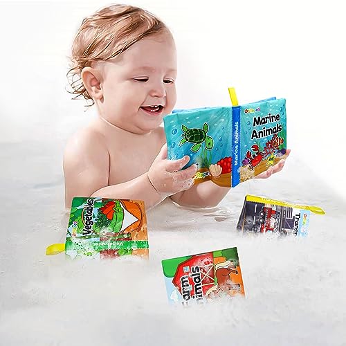 Dr.Rapeti 2167 Soft Cloth Books Baby Books Bath Books 8-Pack thumb #4
