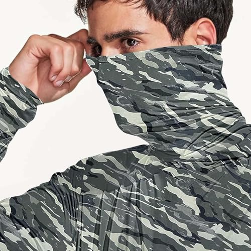 Mens Long Sleeve Sun Protection Shirts Hiking Long Sleeve Lightweight Cooling Hoodies Fishing Blouses 2025 Hoodie3