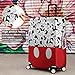 dicilly Mouse Hands gesture Luggage Cover Fashion Suitcase Cover Baggage Covers Fit 25-28 Inch Luggage (Go Travel)
