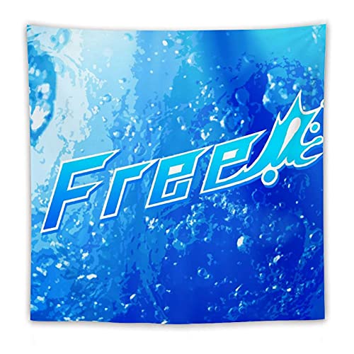 Free! Iwatobi Swim Club Wall Tapestry for Room, Anime Theme Wall Hanging Decoration Gift for Bedroom and Living Room Parties 60