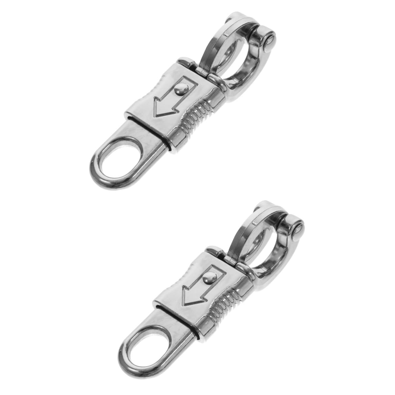 TOPPERFUN 2pcs Quick Release Snap Hook Fixed Eye for Equestrian Use Design for Horse Ties Dog Leashes and Outdoor Activities