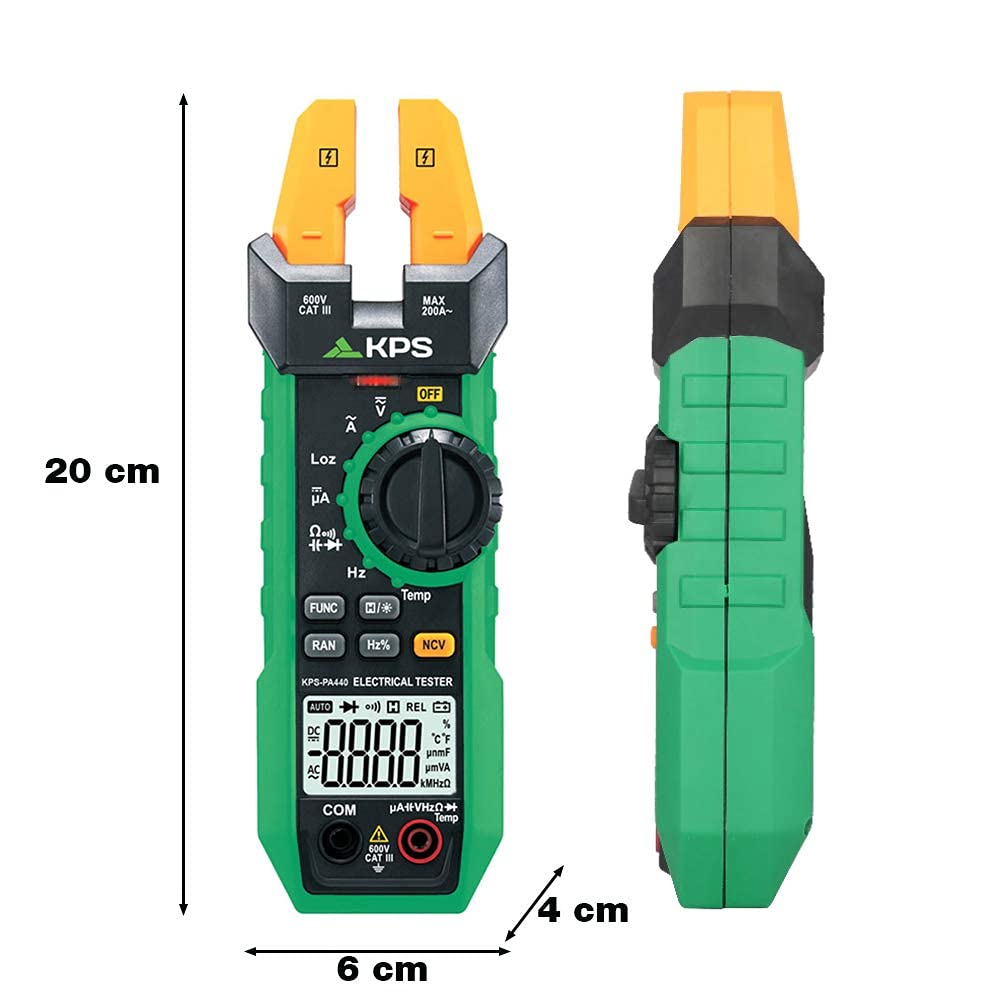 デジタルクランプ Amazon | KPS-PA440 デジタルクランプメーター オープンジョー付き