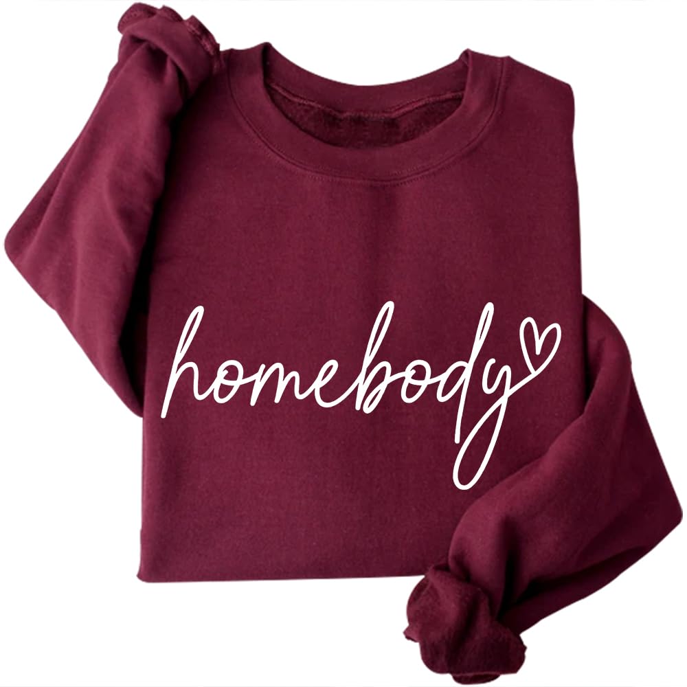 DIOMMELL Homebody Sweatshirt Indoorsy Sweatshirt For Women