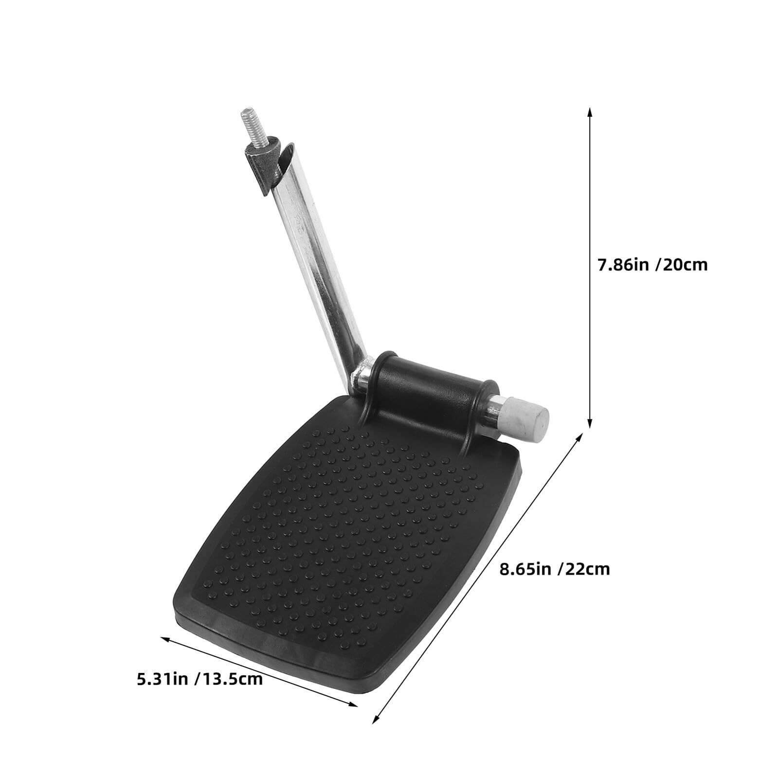 Set 2 Pezzi Poggiapiedi Girevoli per Sedia a Rotelle Pedane in ABS Plastica e Metallo Pieghevoli e Resistenti Accessori di Ricambio per Sedie da Trasporto e Sedie Elettriche