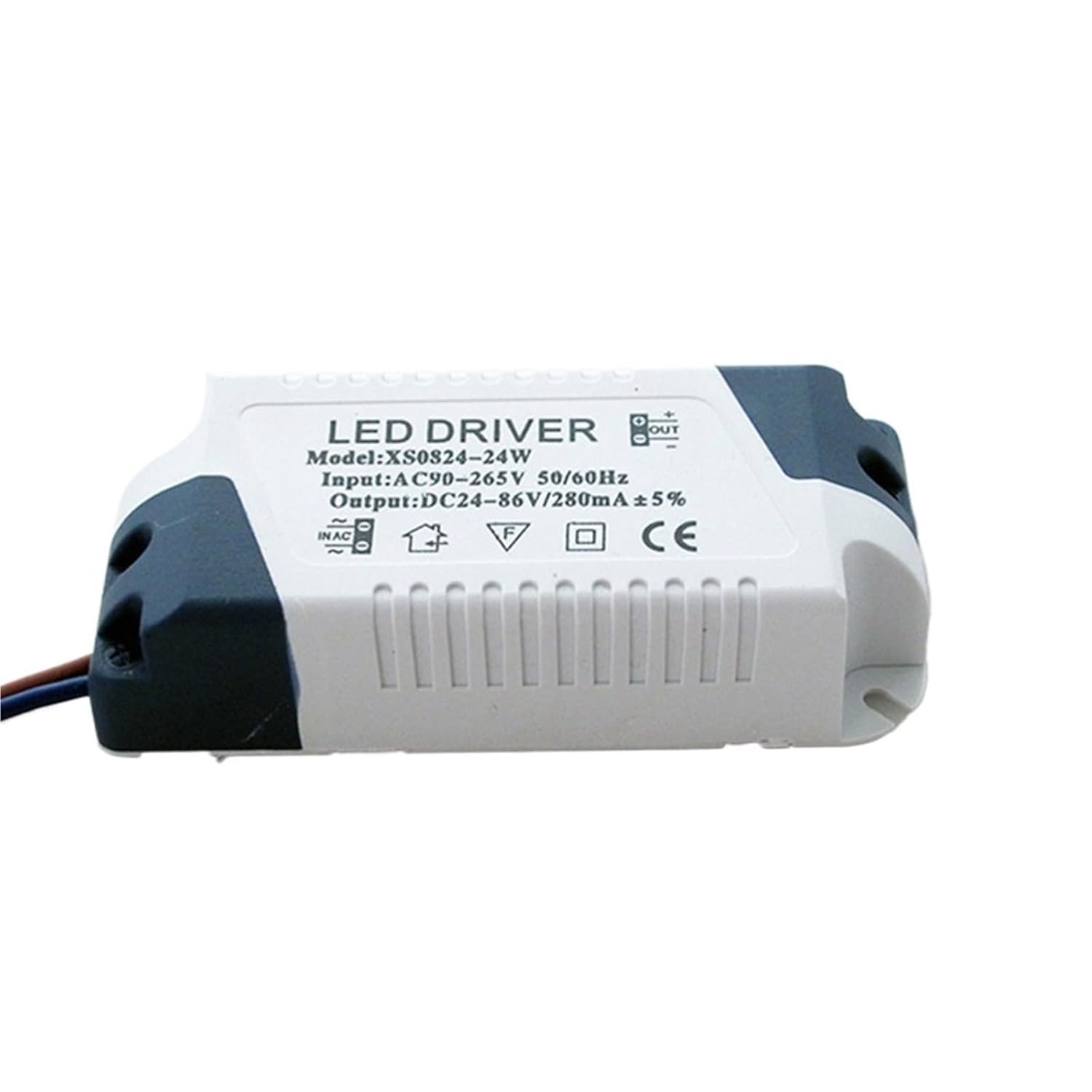 LED Driver AC 110V 220V to DC 12V 24V 8-18W 8-24W Lighting Transformer Ceilling Lamp Strip Power Supply Adapter 280mA(8-24W)