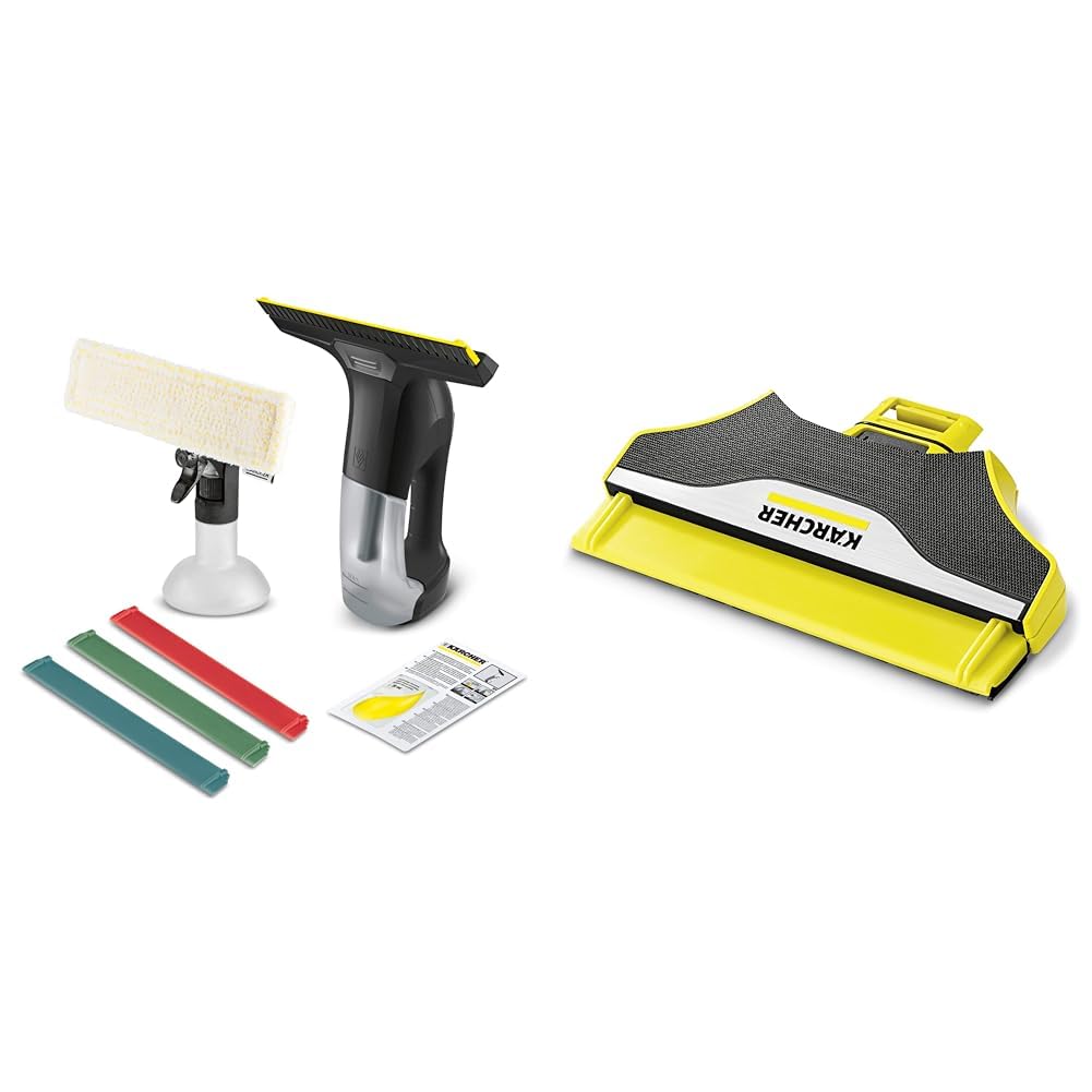 Kärcher WV 6 Plus + KV 4 Kit Complet Nettoyeur Vitres Et Multisurfaces - Autonomie Exceptionnelle