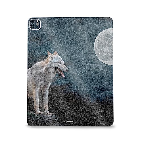 Image of MightySkins Carbon Fiber Skin Compatible with Apple iPad Pro 12.9 inch M2 6th Gen (2022) Full Wrap Kit - Happy Hunting | Protective, Durable Textured Carbon Fiber Finish | Easy to Apply | Made in The USA