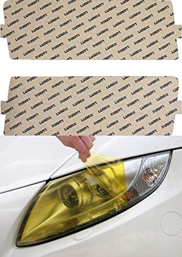 Lamin-x Custom Fit Yellow Ellipsoid Headlight Covers for BMW 3-Series (92-99)