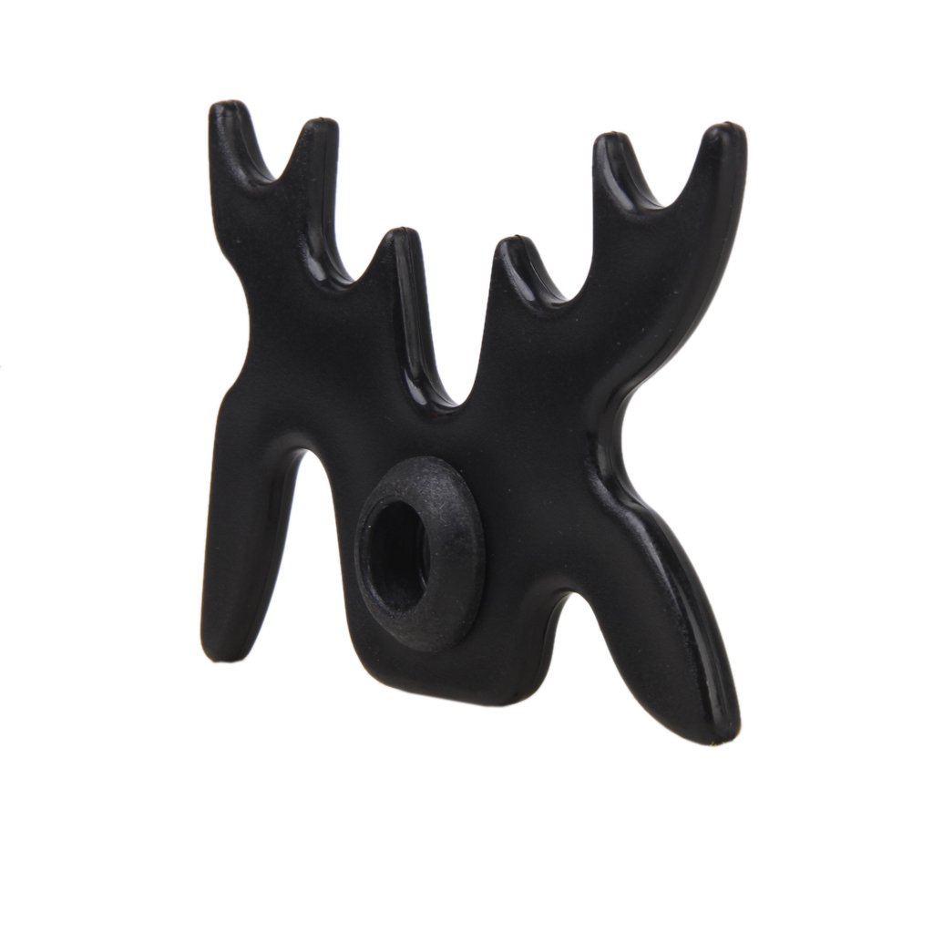 F Fityle 2 Piezas Pool Billard Cue Rest Stick Stick Head Position 9 Moosehead Spider Bat Blk