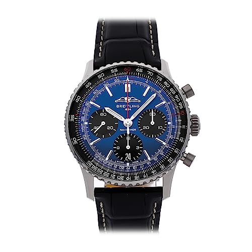 Breitling Navitimer B01 Chronograph Automatic Chronometer Blue Dial Men's Watch AB0139241C1P1