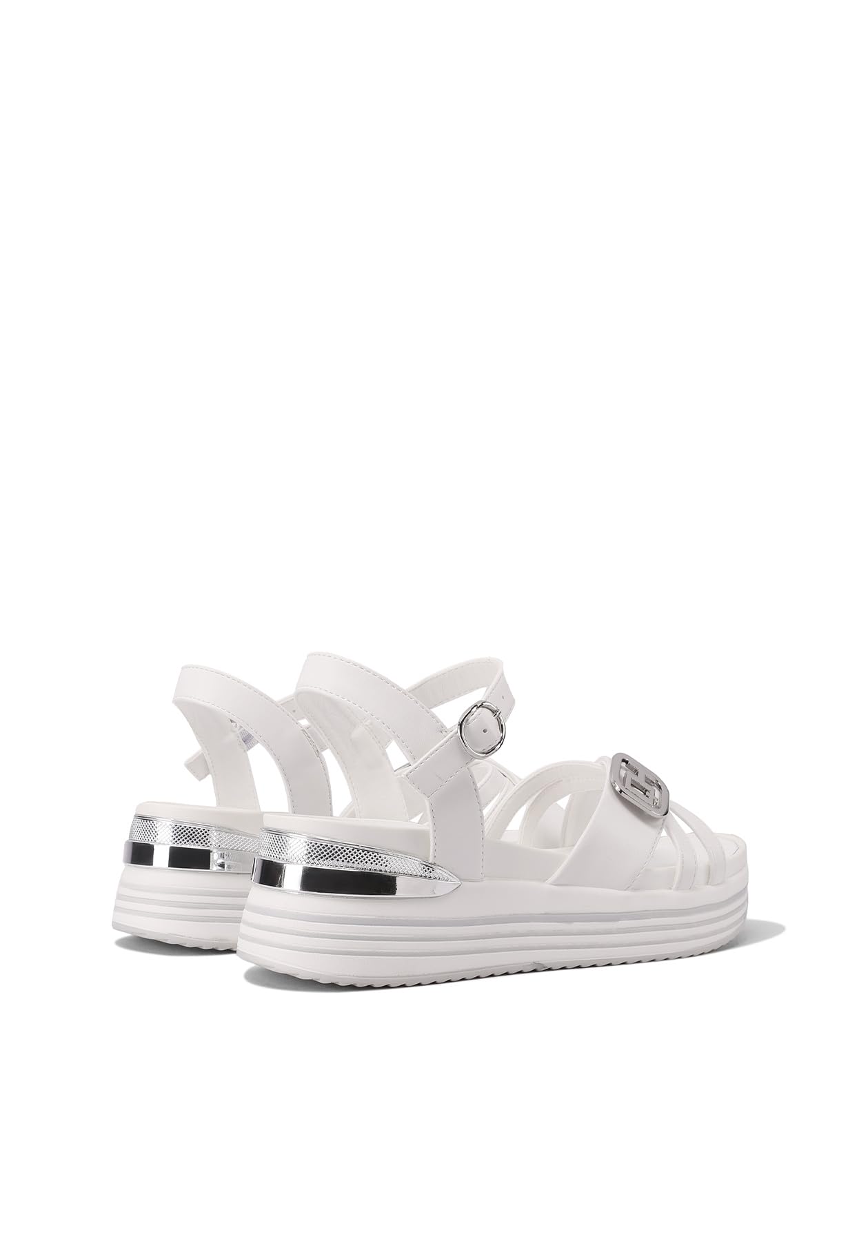QUEEN HELENA Sandali Platform a Fascia Incrociata Casual Donna X32-221